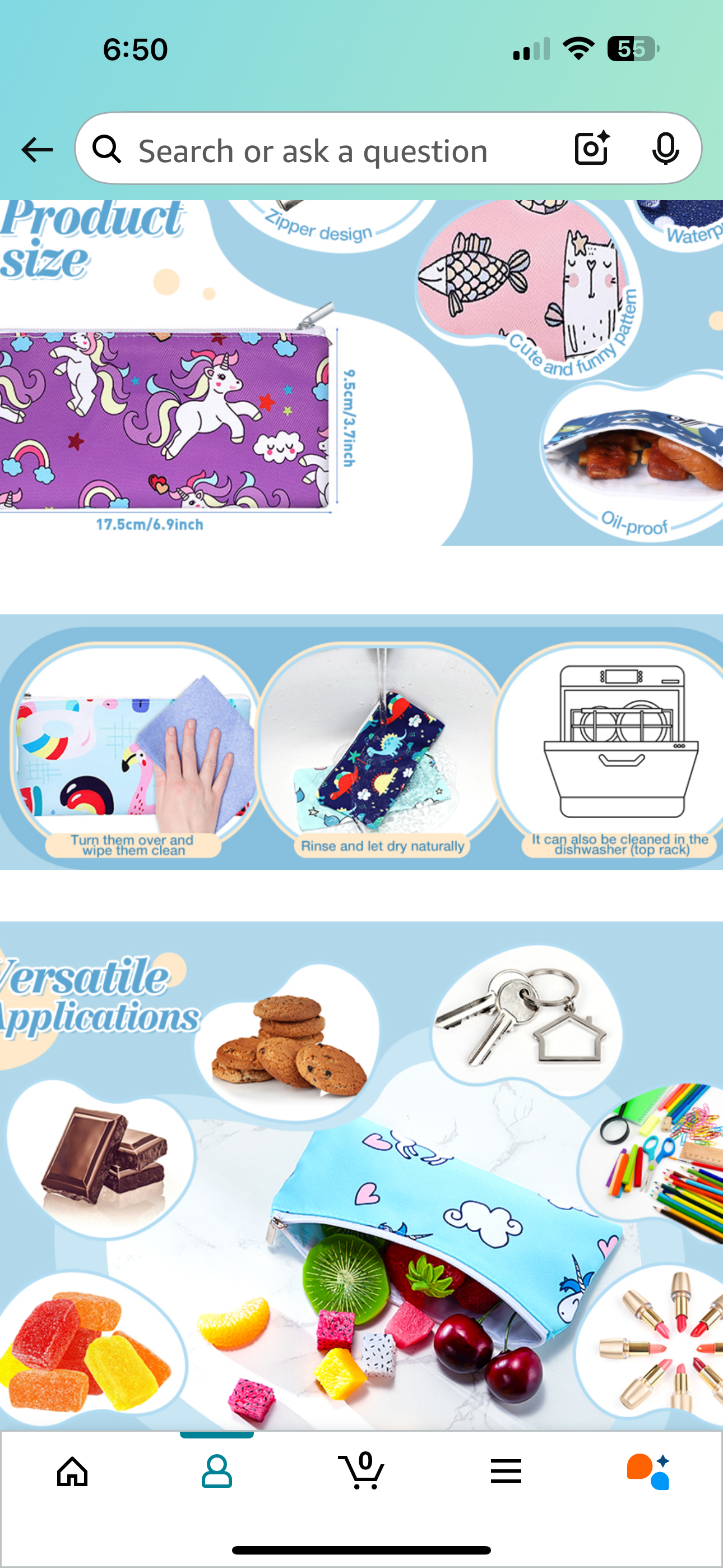 Reusable Snack Bags