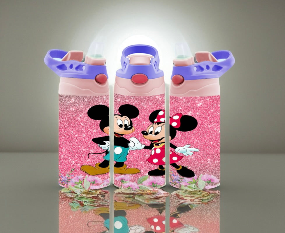 Kids Cartoon Flip Top Tumblers