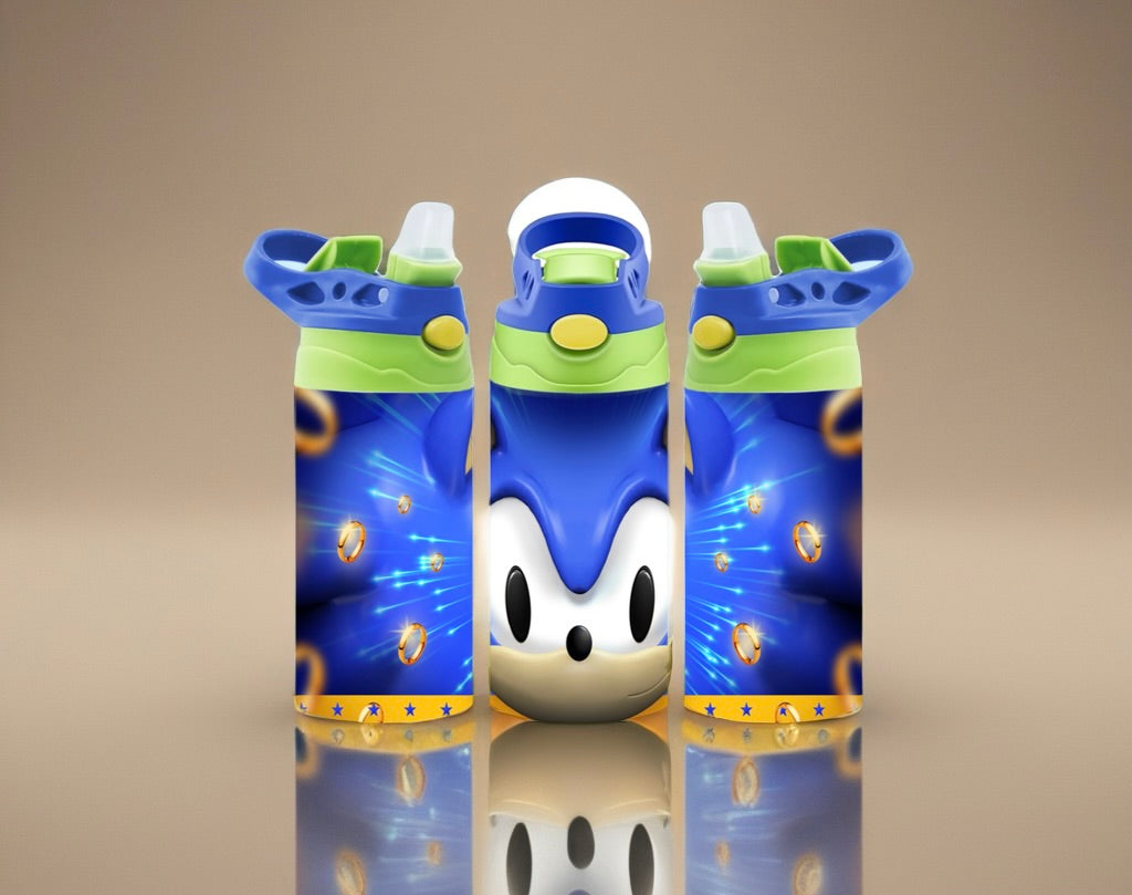 Kids Cartoon Flip Top Tumblers
