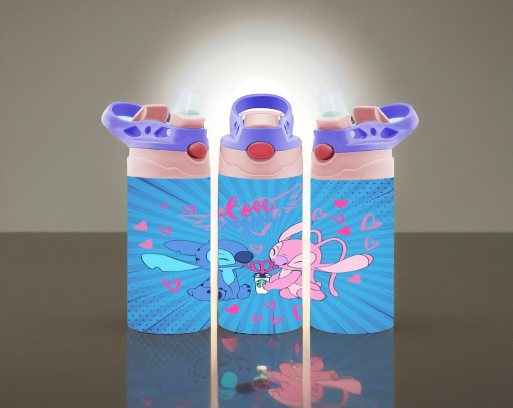 Kids Cartoon Flip Top Tumblers