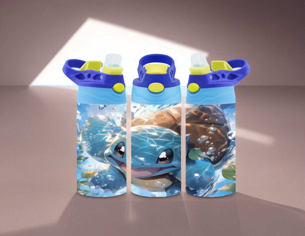 Kids Cartoon Flip Top Tumblers
