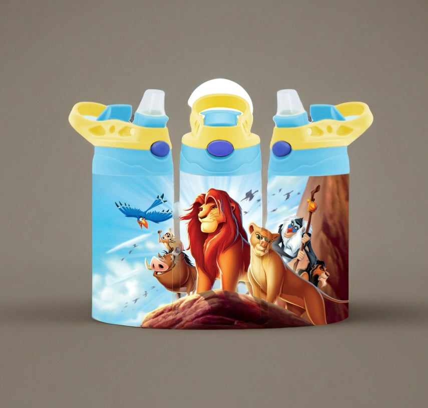 Kids Cartoon Flip Top Tumblers