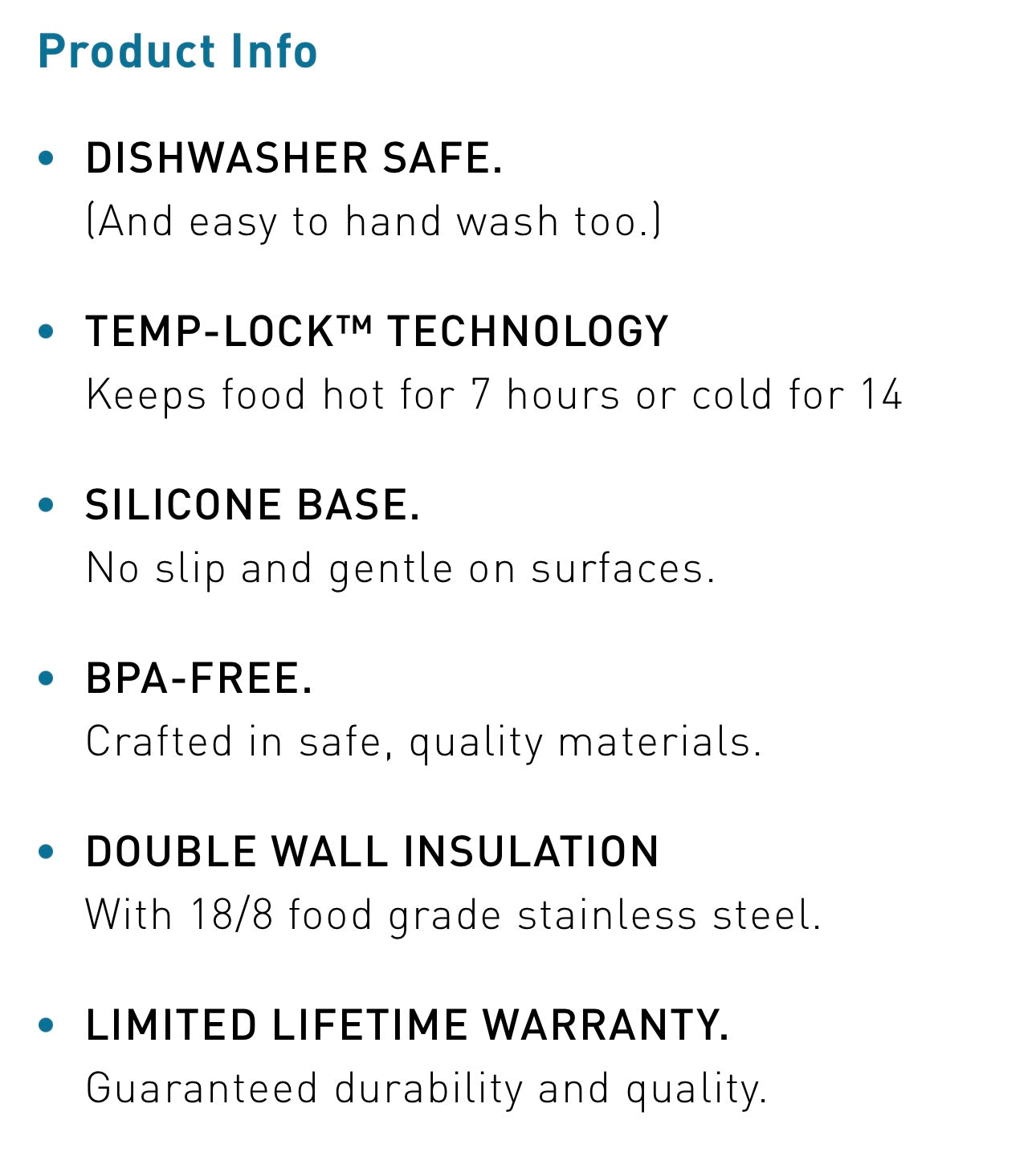 Thermoflask Insulated Food Jars