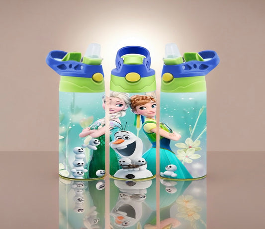 Kids Cartoon Flip Top Tumblers