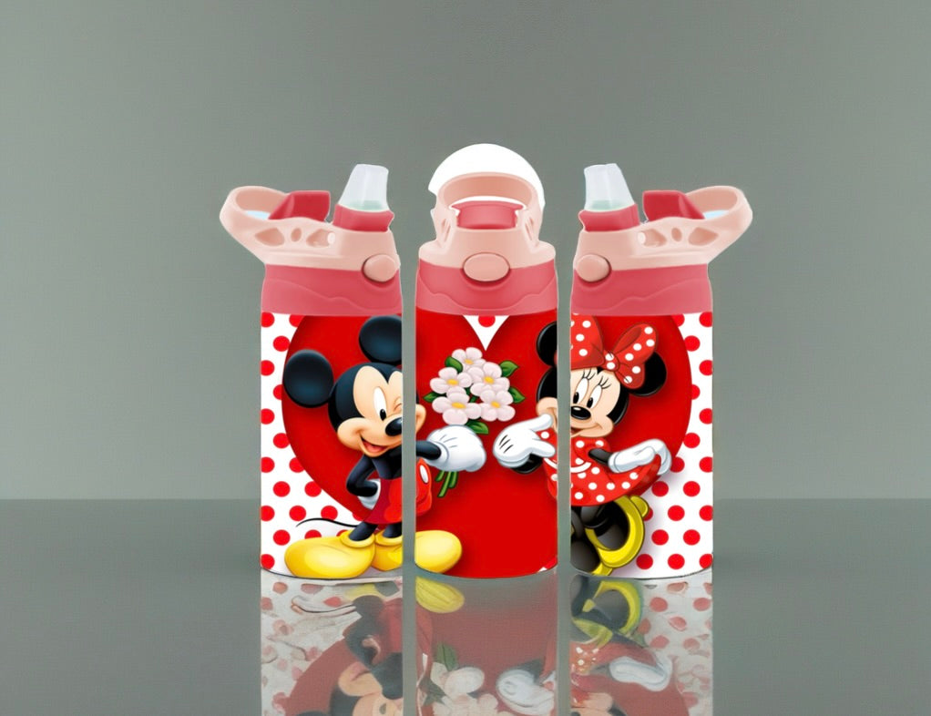Kids Cartoon Flip Top Tumblers
